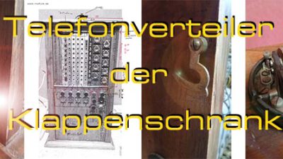 Klappenschrank- Zentralgerät